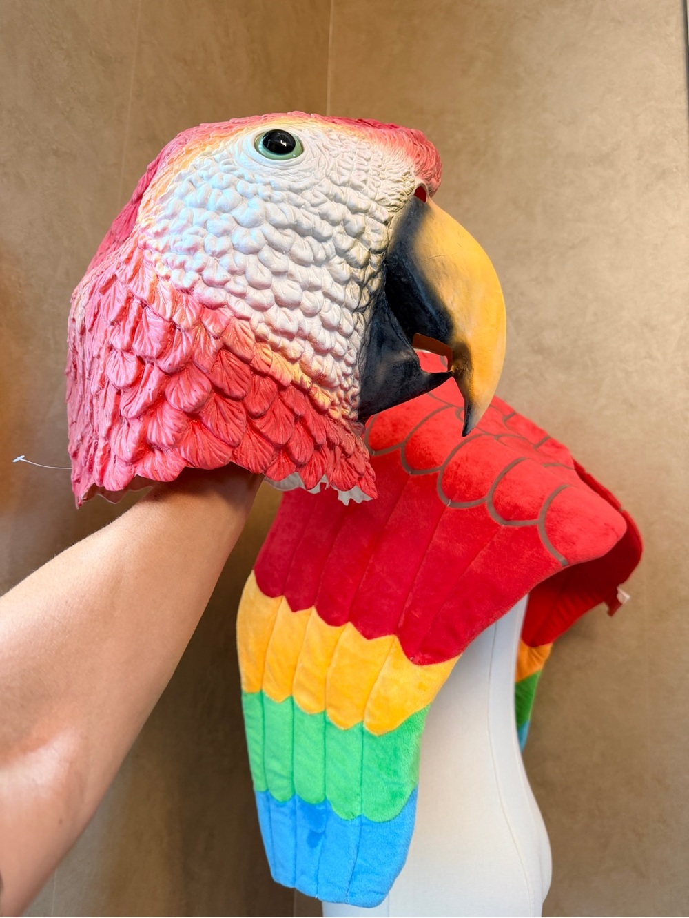 Iago Parrot Bird Costume Head & Wing Set - Aladdin Movie